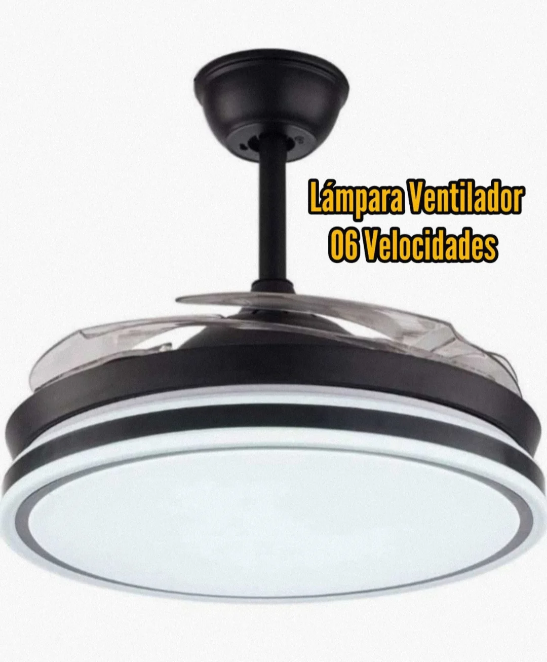 Lámpara Ventilador 03 tonos de luces  7