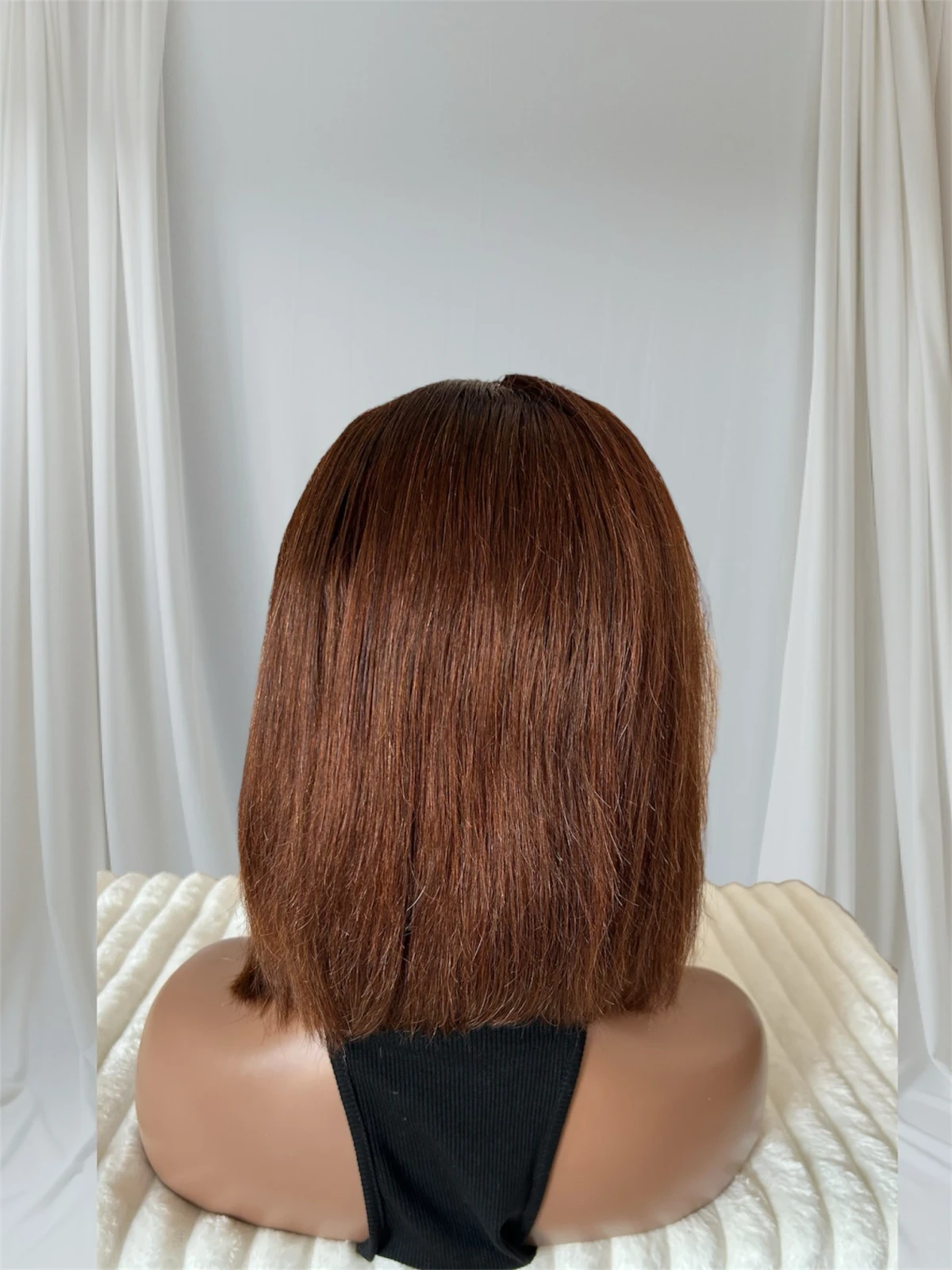 Peluca Bob de cabello humano 10 pulgadas, frontal 13x4  3