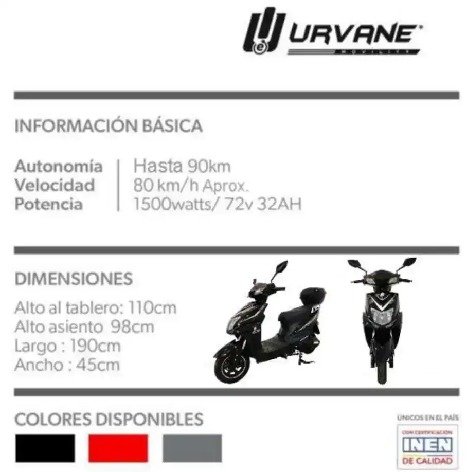 Moto eléctrica VENEVENTO 4