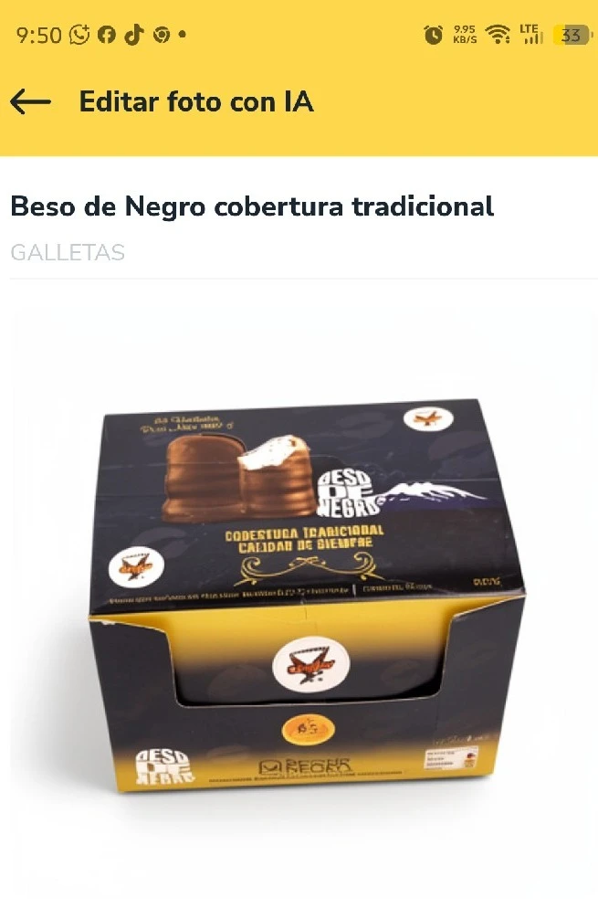 BESO DE NEGRO  X 24