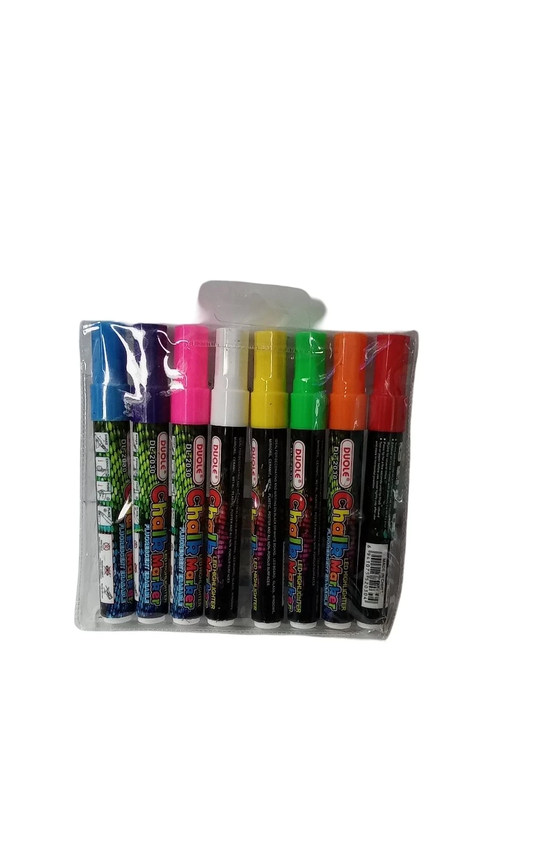 Plumon para vidrio 8 pzas 2