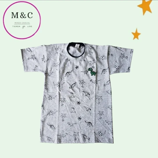 Playera Dino Talla 8 2