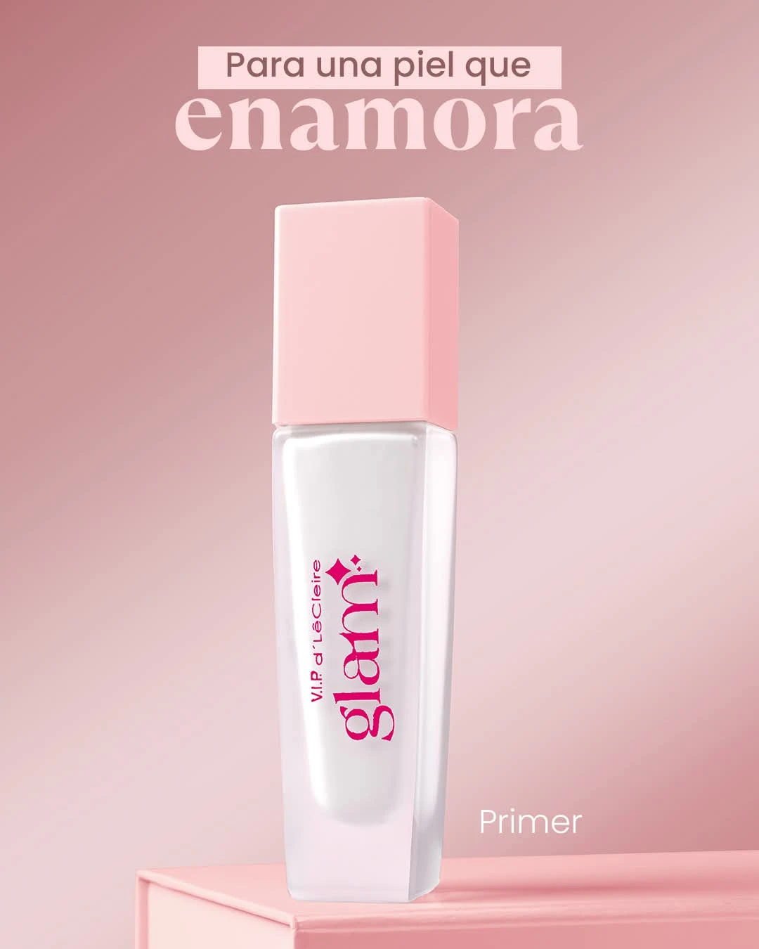 PRIMER V.I.P GLAM CON SPF 30 COLAGENO Y EXTRACTO DE CONCHAR NACAR 30G
