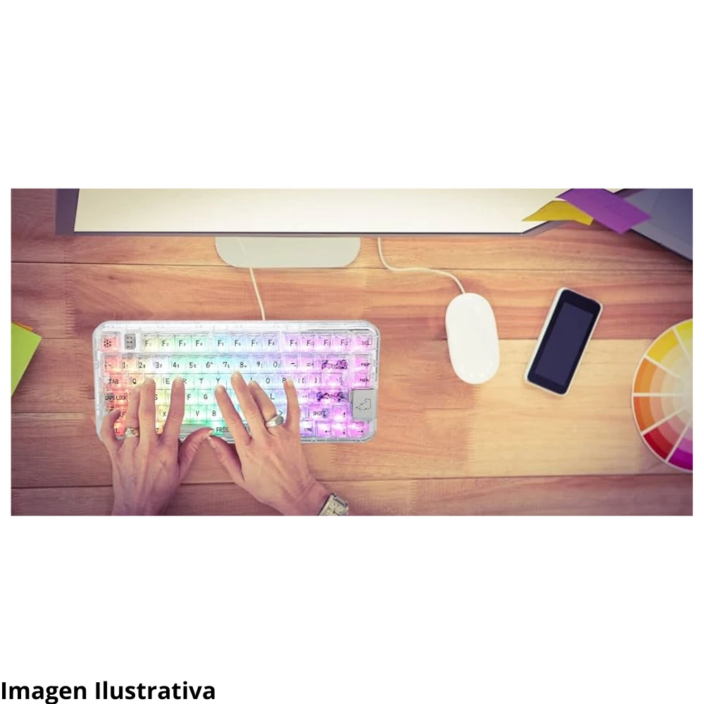 Teclado Inalámbrico Slim Iluminación Led 2