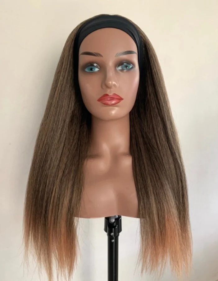 Peluca yaki con diadema 22”