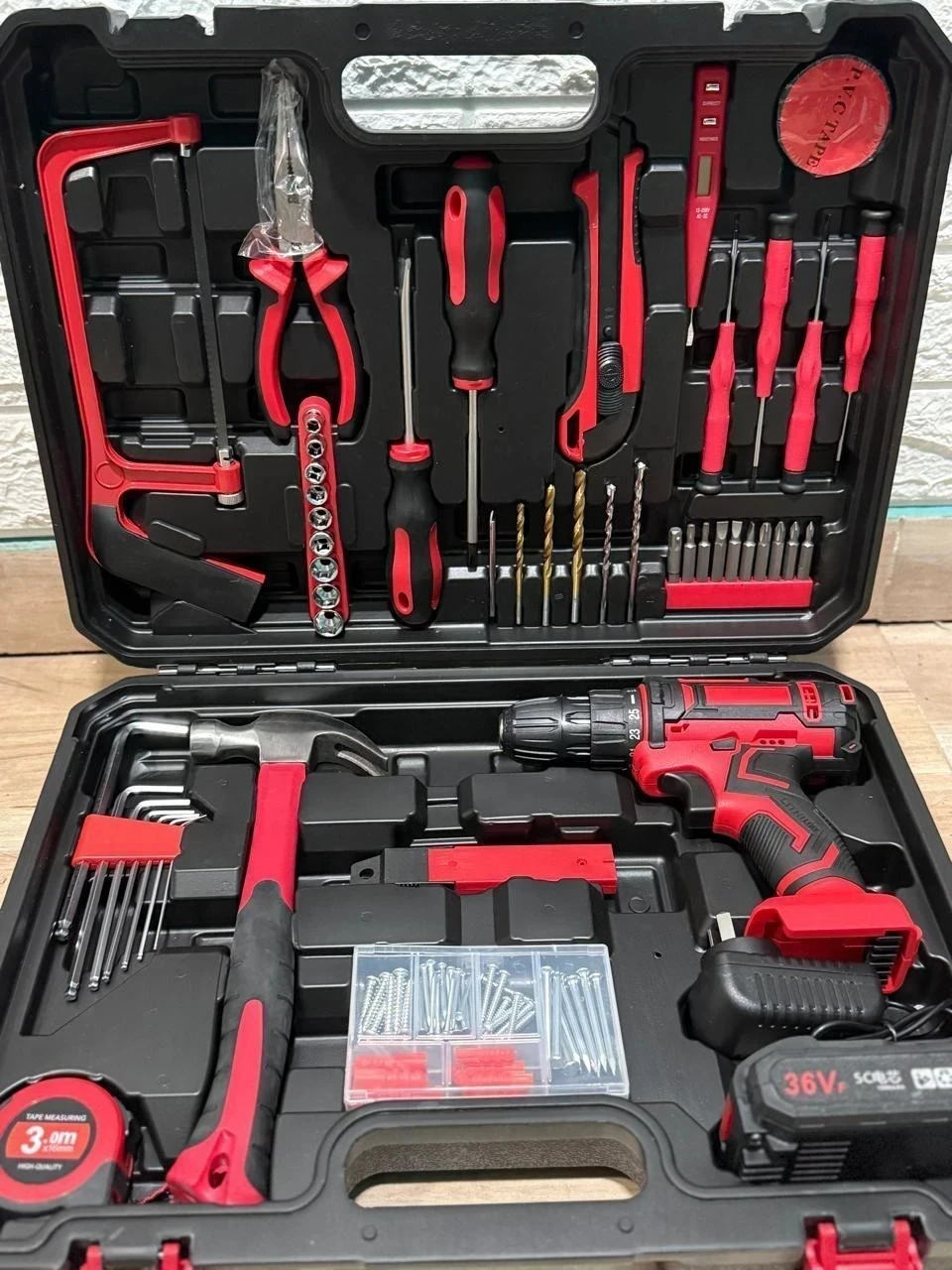 SET HERRAMIENTAS +TALADRO HE-010
