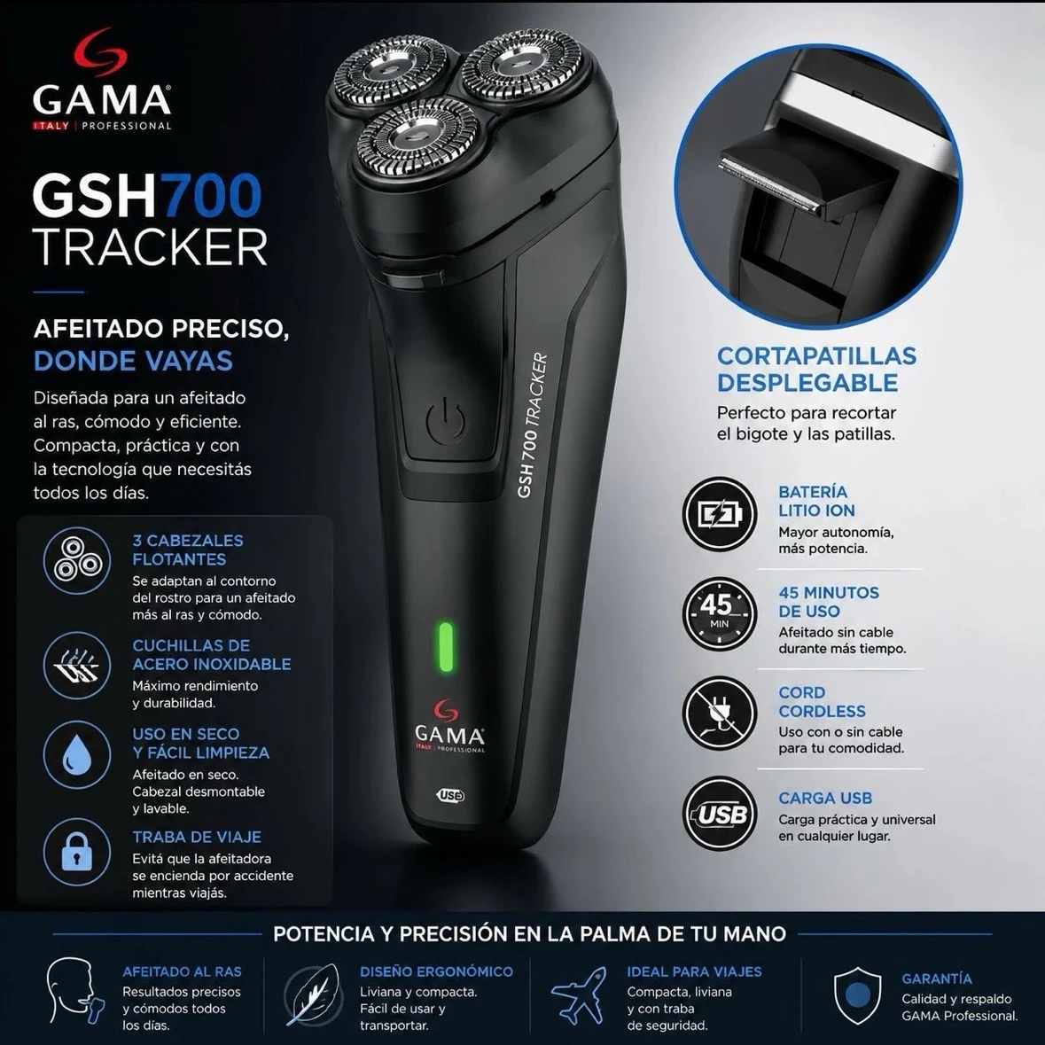 AFEITADORA GAMMA TRACKER