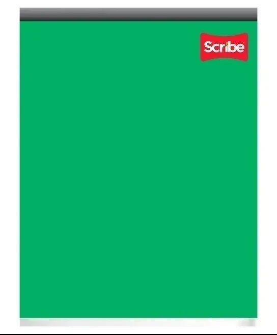 Block tamaño carta blanco scribe 80 hojas engomado 