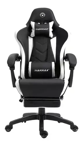 Silla Makkax Black / White GAMER