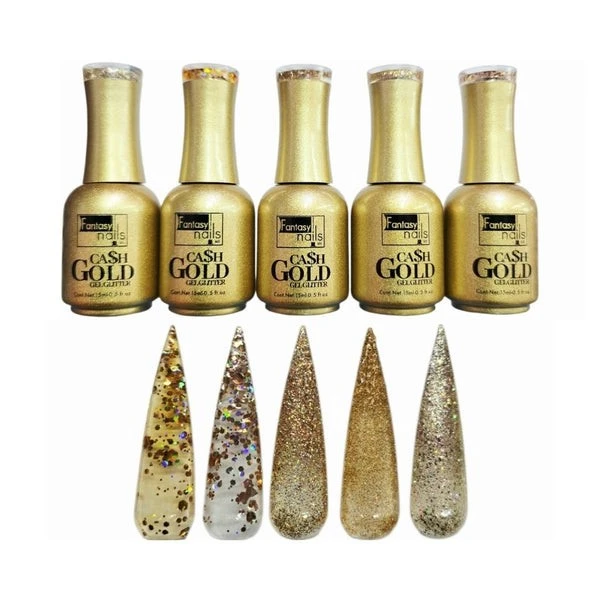 COLECCION CASH GOLD FANTASY NAILS