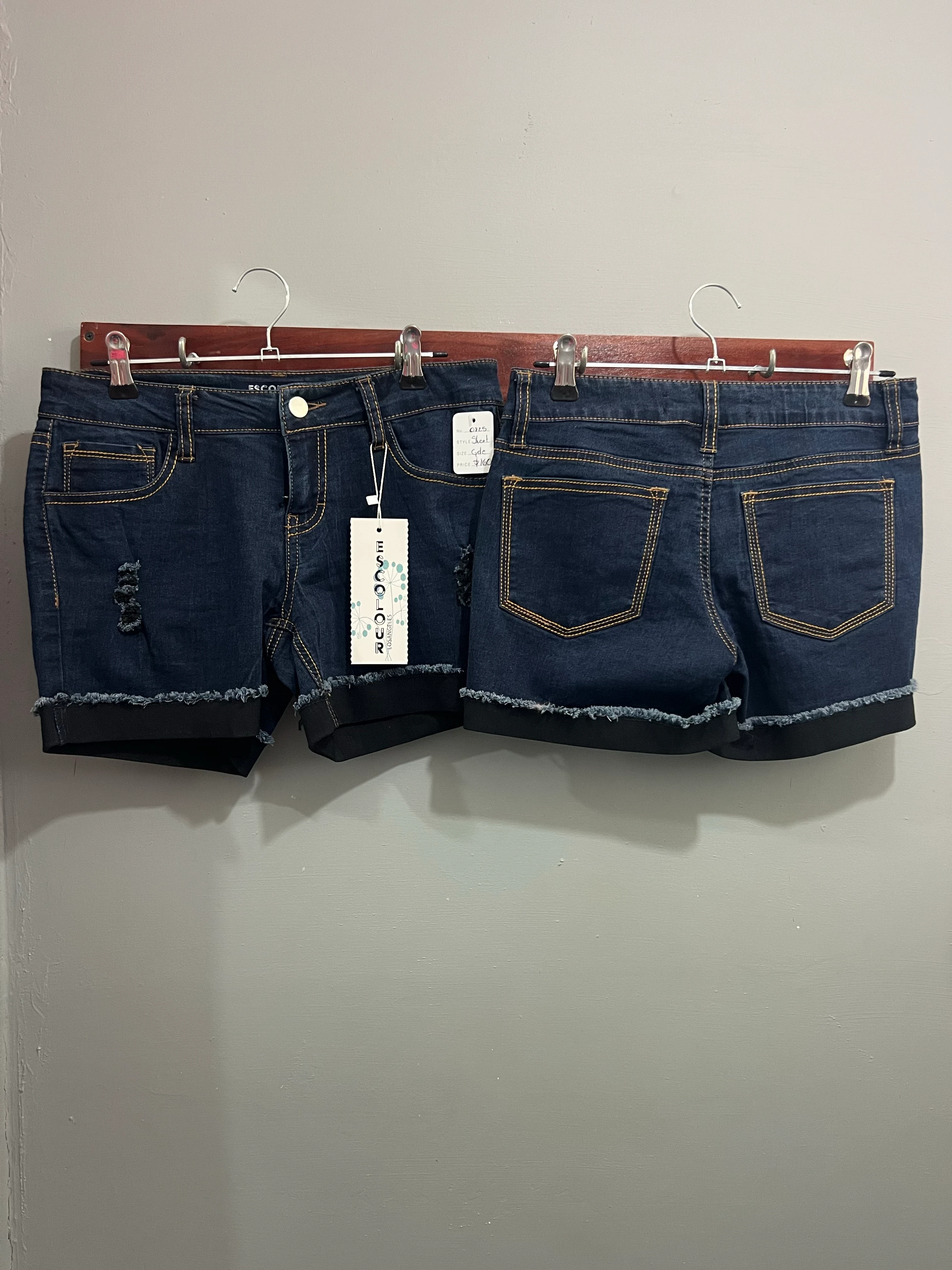 Shorts Mezclilla Azul Oscuro  3