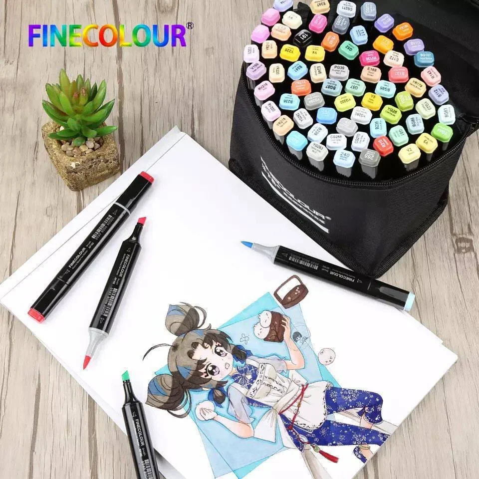 🎨MARCADORES CAJA DE PLASTICO 80 PIEZAS🎨 2