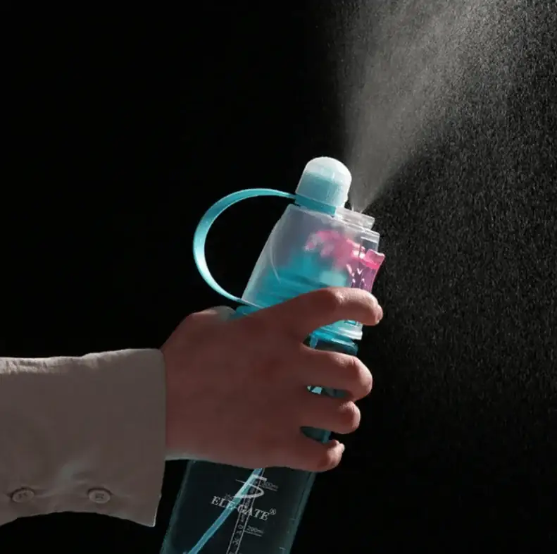 Botella Para Agua Con Spray Pulverizador  4