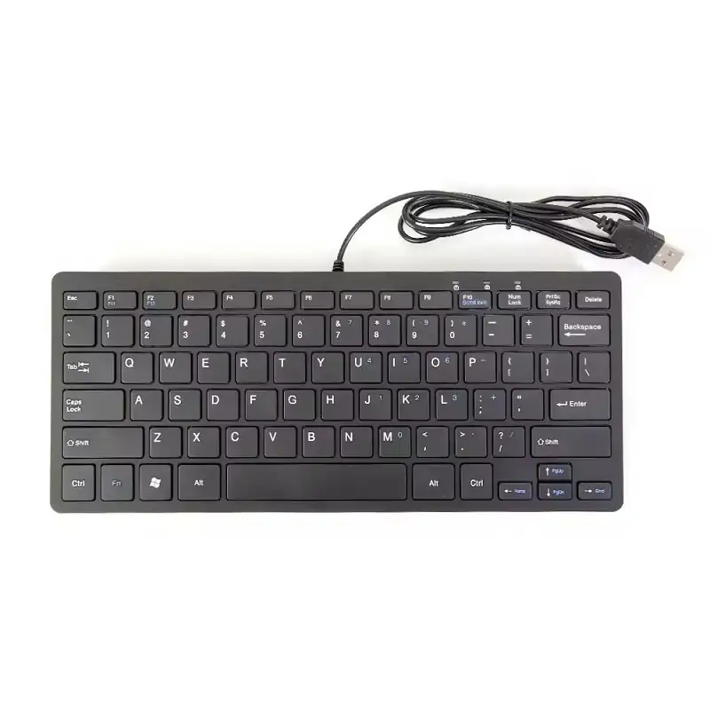 TECLADO CON CABLE NEGRO MOD: K1000	 