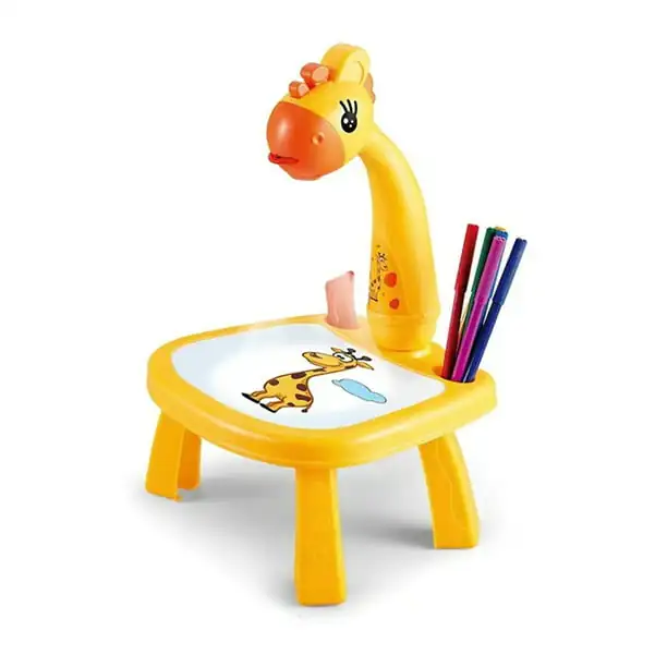 MESA PROYECTOR DE IMÁGENES PARA DIBUJO MUSICAL INFANTIL JIRAFA