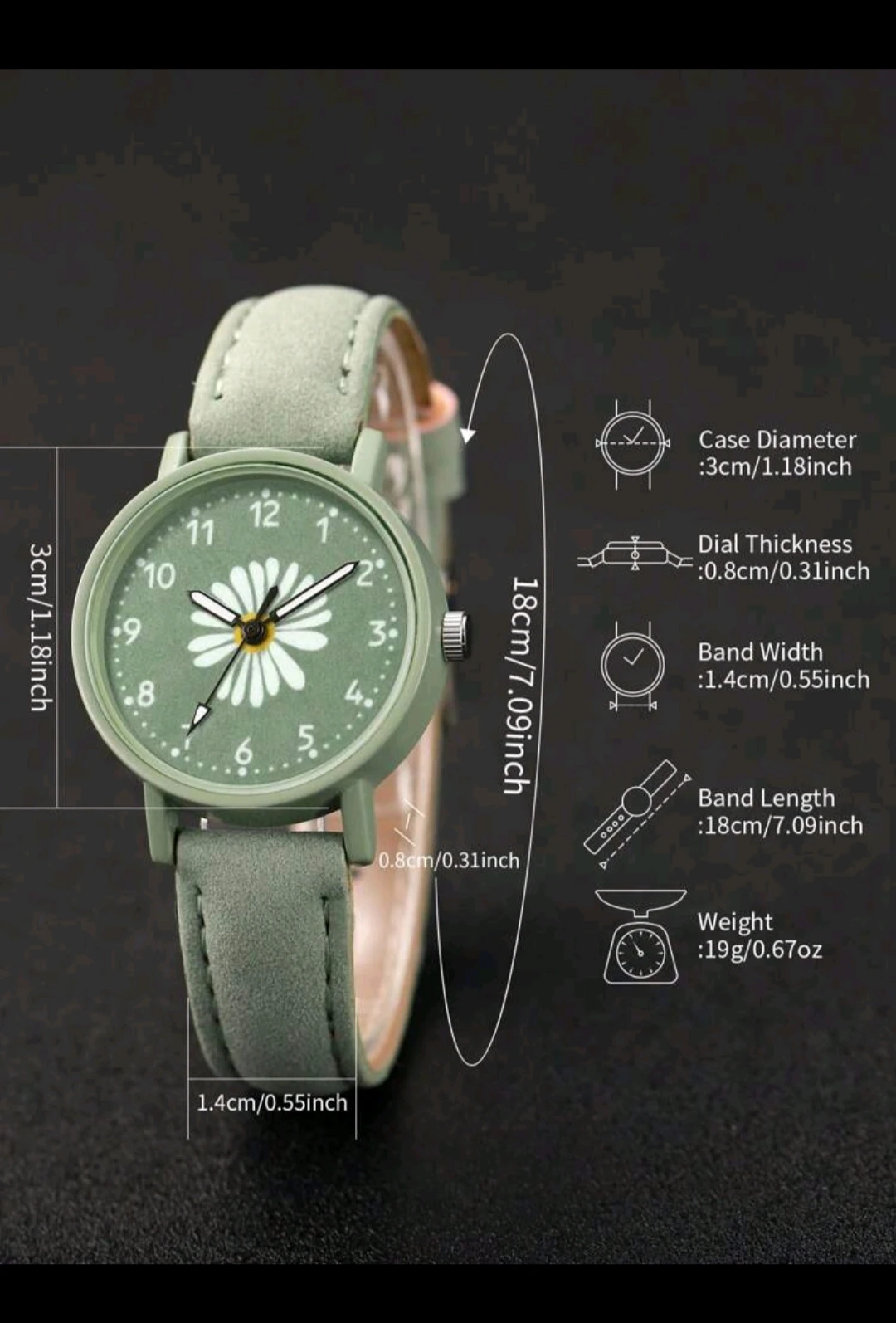 Reloj minimalista con pulsera 6