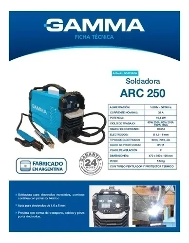 SOLDADORA GAMA INVERTER