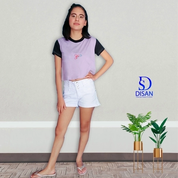 Polo crop Mariposa  2