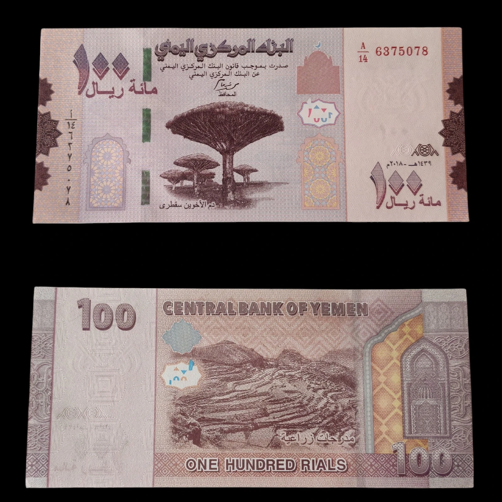 ° Yemen 100 Rials UNC 
