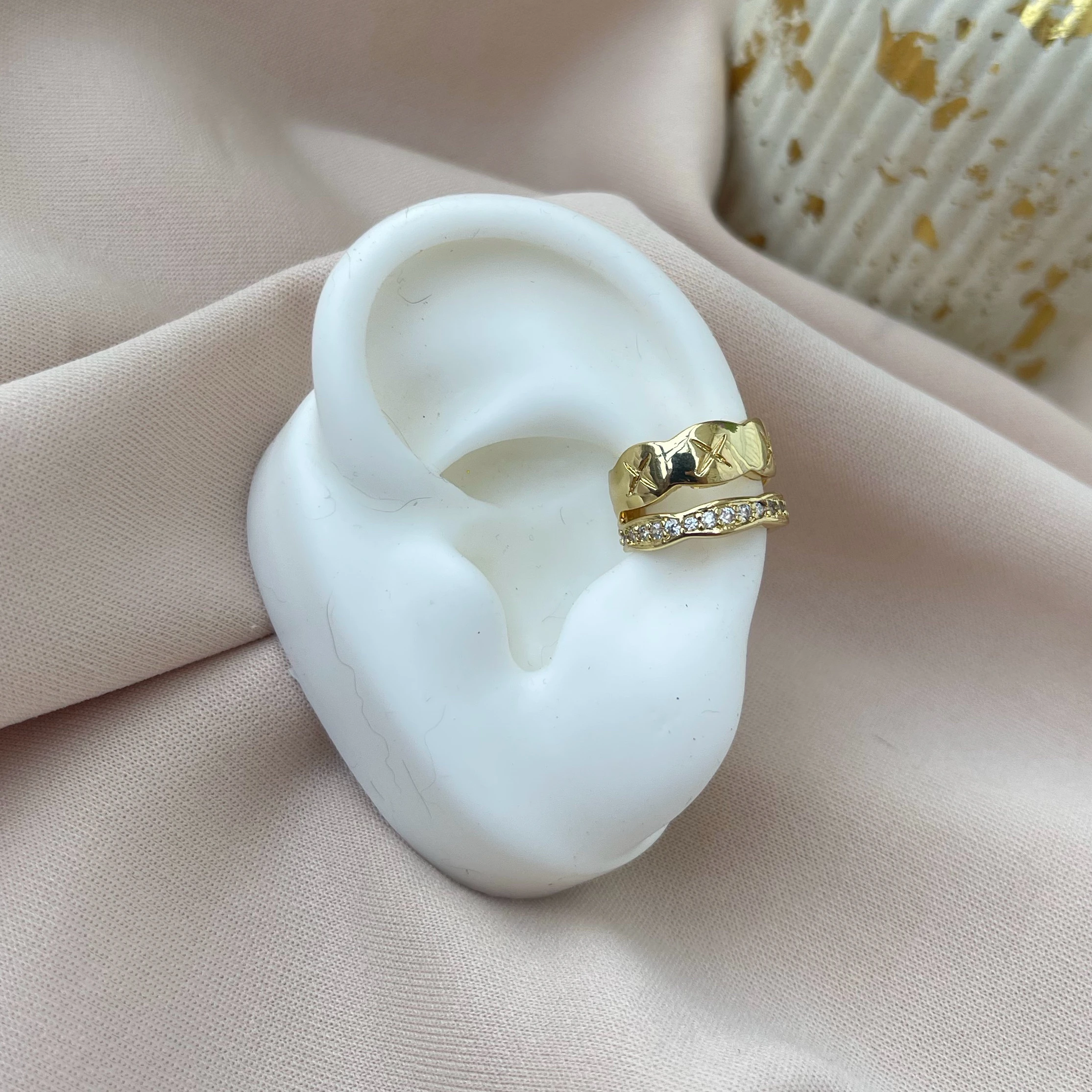 Earcuff doble Lía