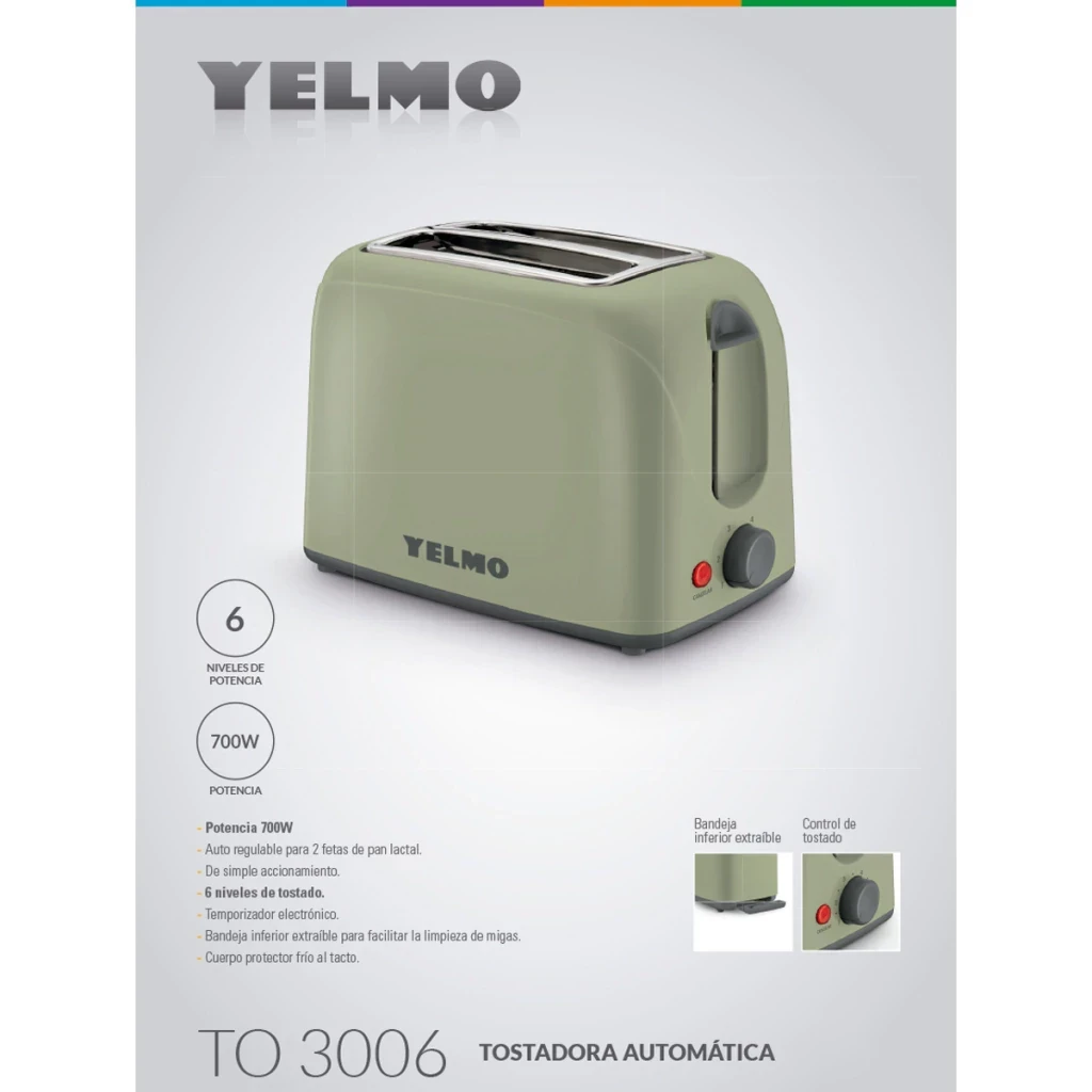 Tostadora Yelmo TO3006