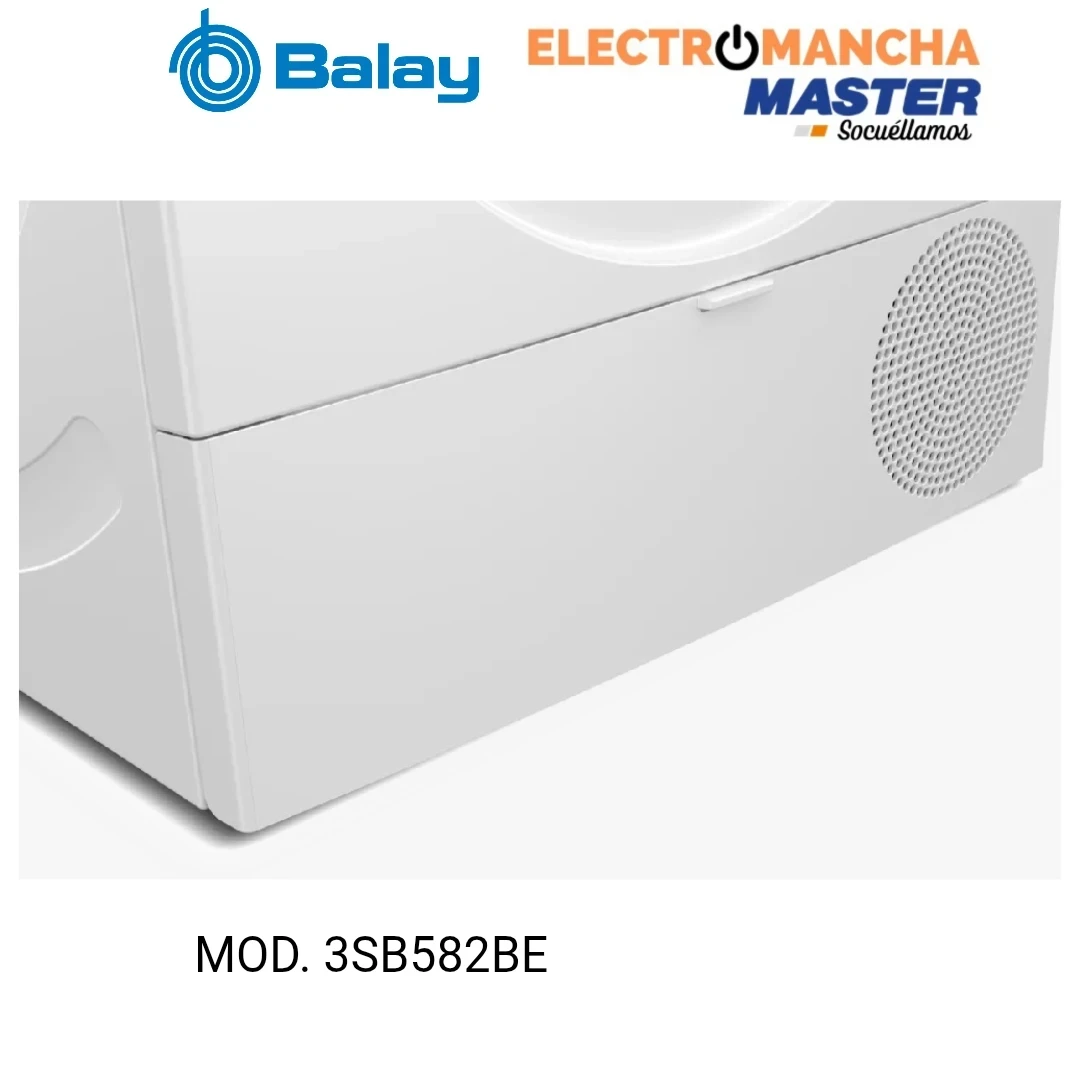 SECADORA BALAY 3SB582BE 8 KILOS BOMBA DE CALOR CLASE D  6