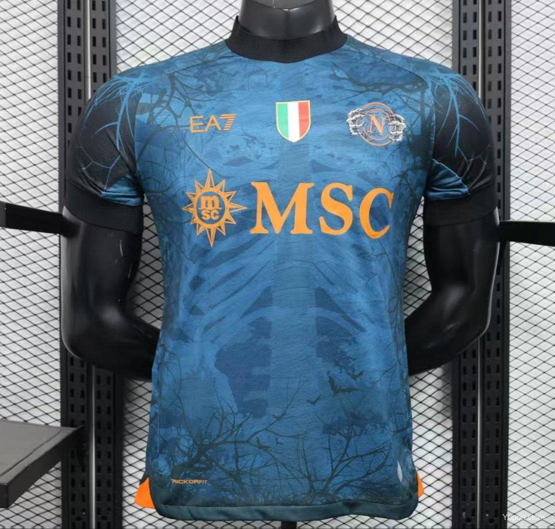 CAMISETA VERSION JUGADOR IMPORTADA NAPOLI HALOWEEN 