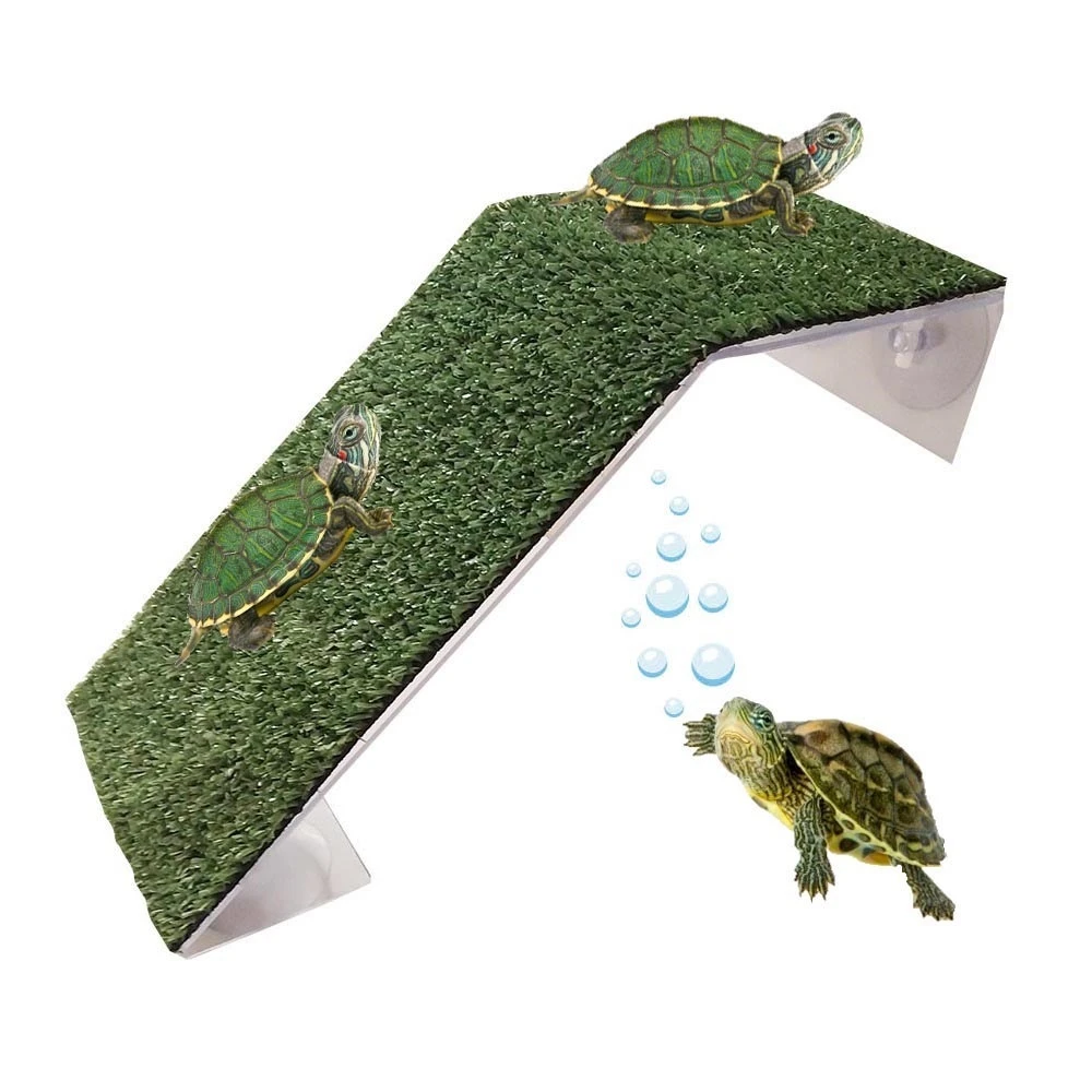 Plataforma Isla Grass para Tortugas 23*12*12cm Grass-20