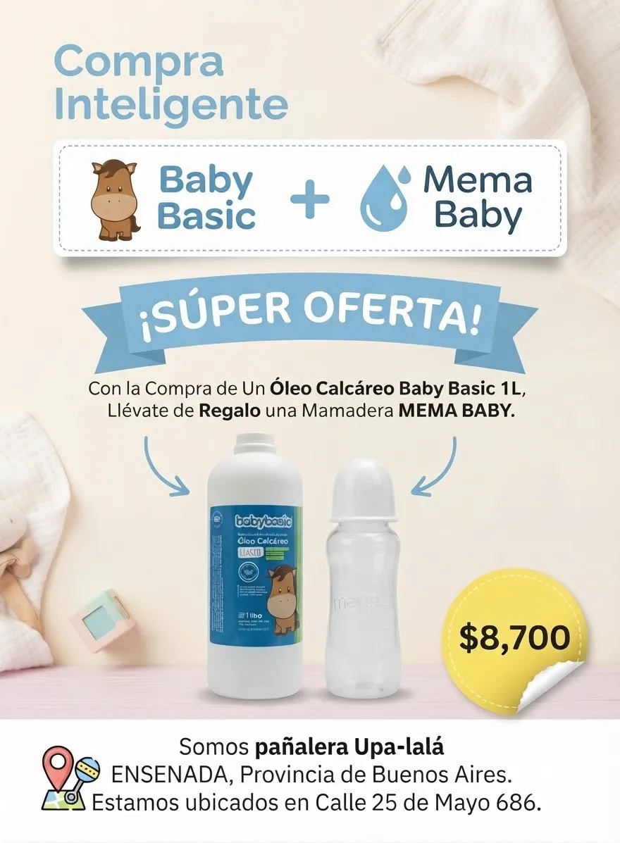Combo Óleo x 1Lt. + Mamadera 
