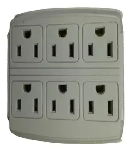 Multitoma 2x6 salidas incrustar