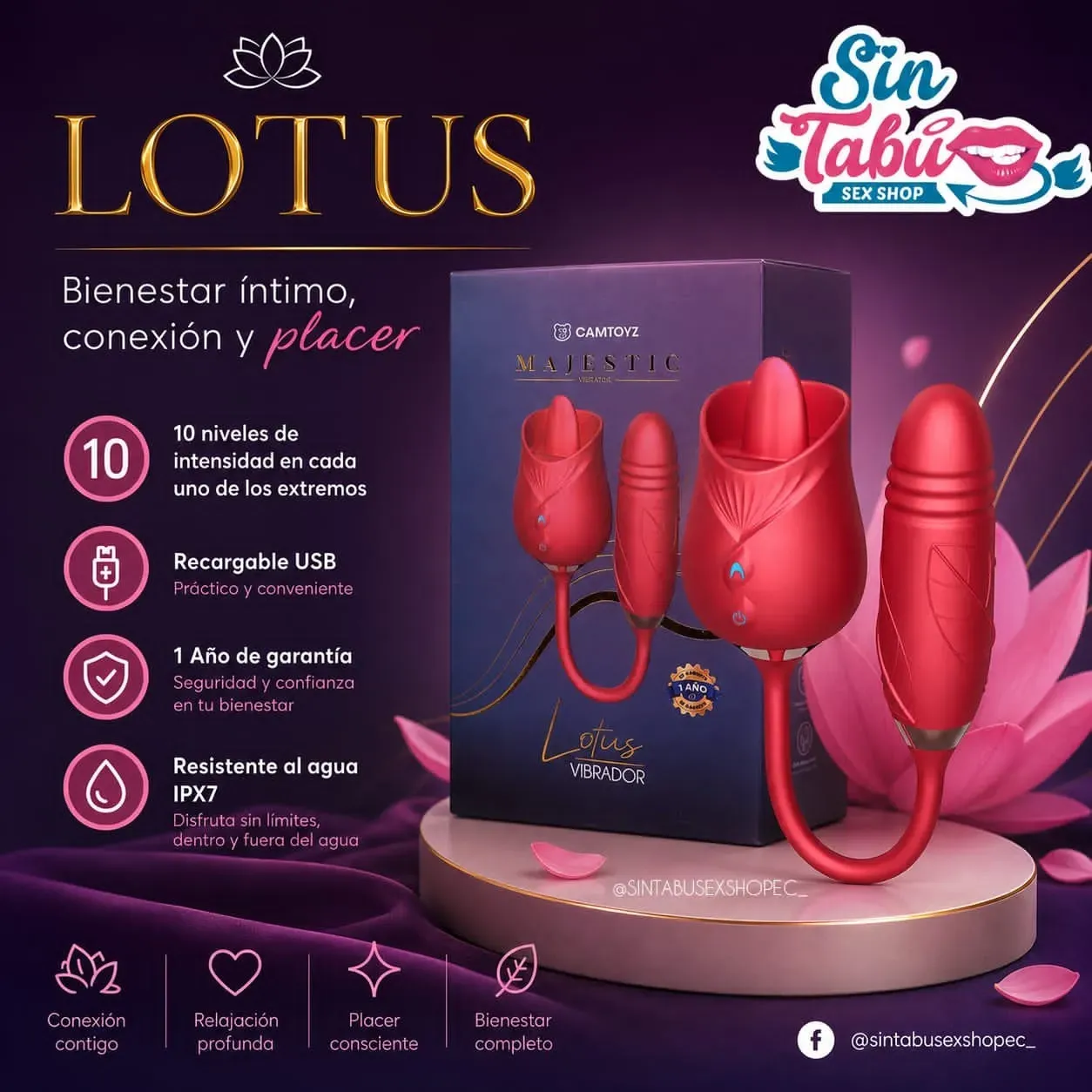 VIBRADOR LOTUS  
