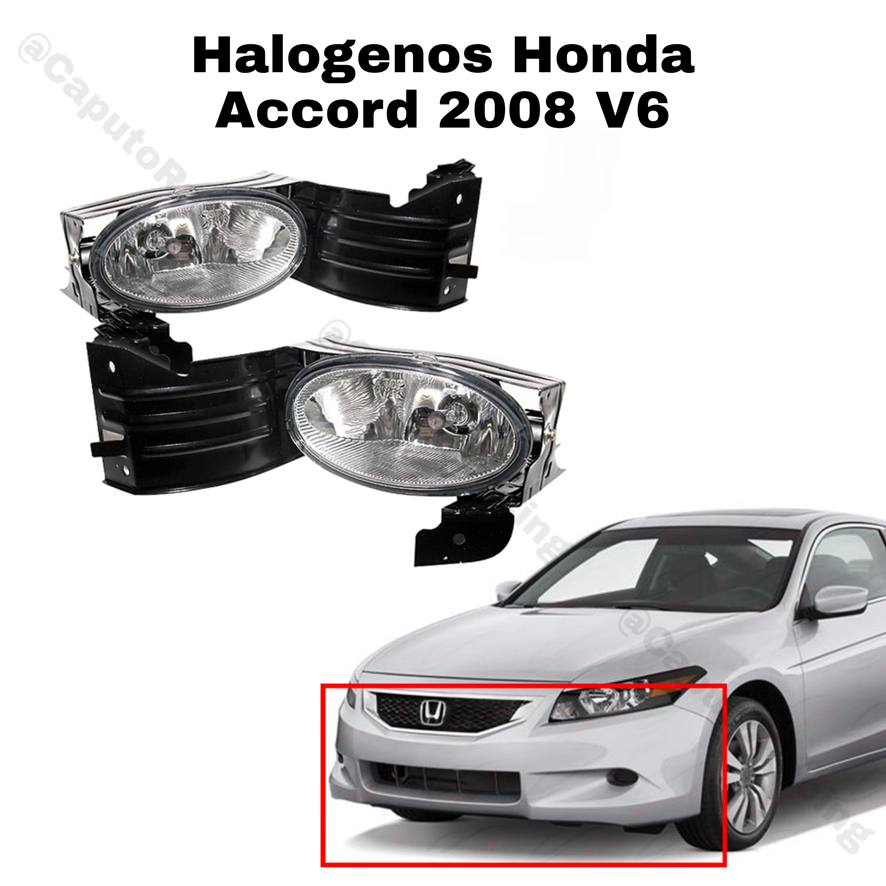 HALOGENOS HONDA ACCORD 2008 V6