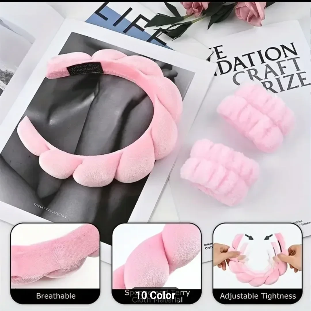 Set de diadema para skincare 