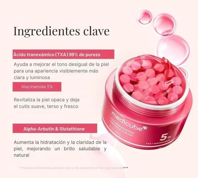 Crema Facial de Niacinamida y TXA en Cápsulas 55g - MEDICUBE  2