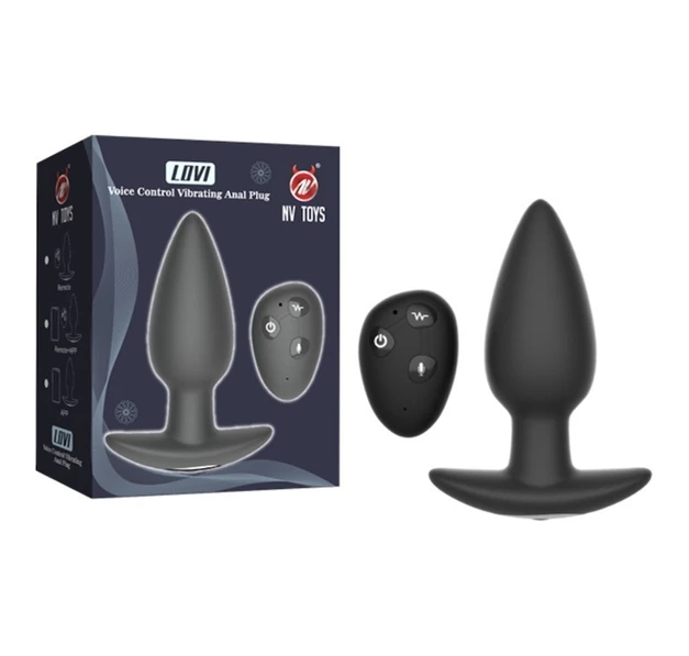 LOVI Voice Activated 10X Vibrating Butt Plug