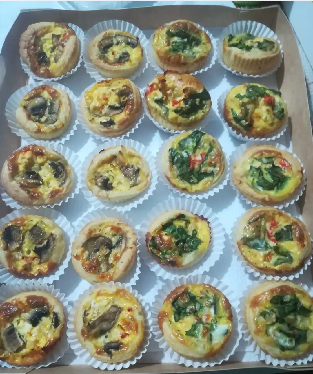 Quiché de carne pollo, verdura