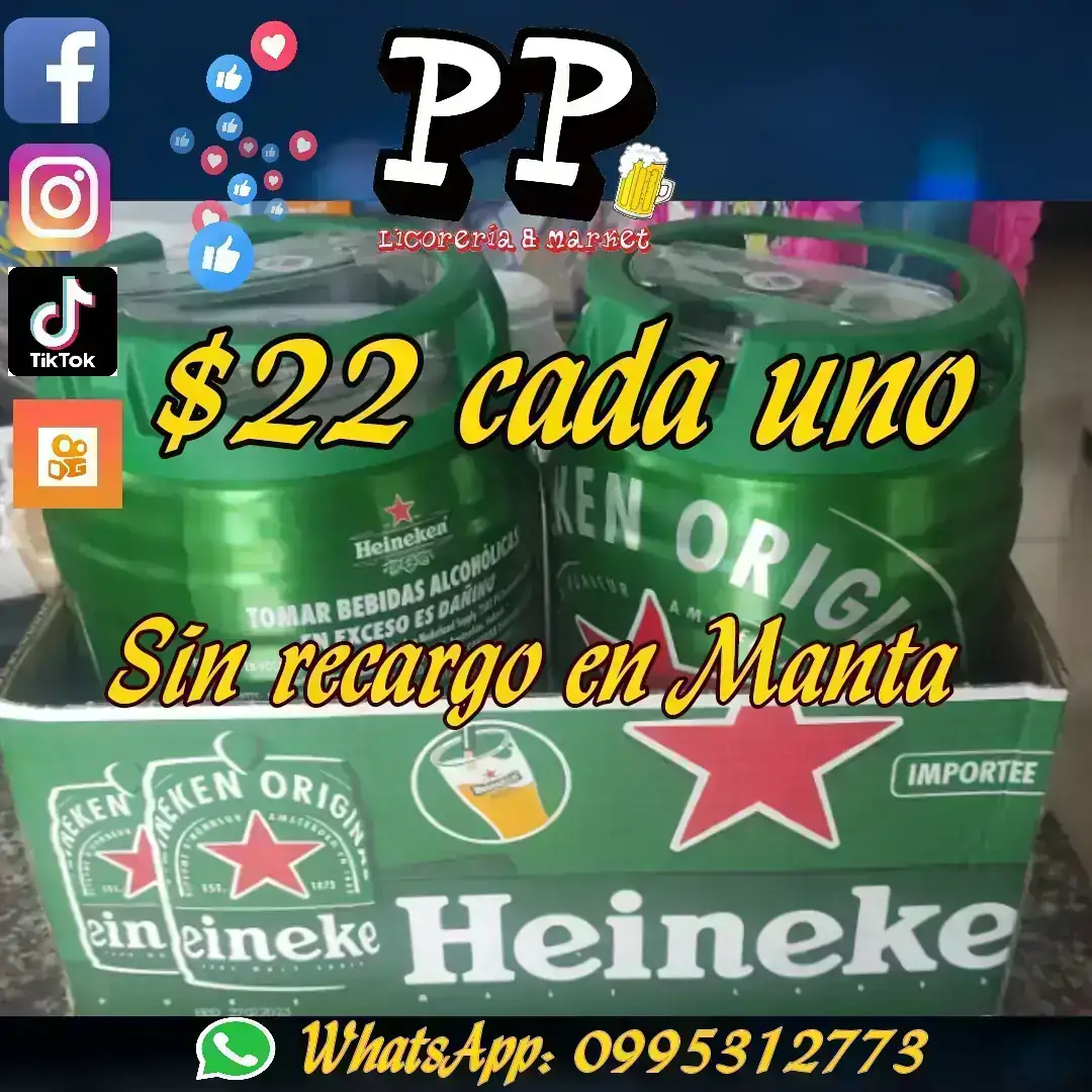 Barril de Heineken 5 litros 5% 2