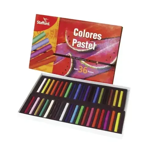 Gises pastel con 36 colores 3