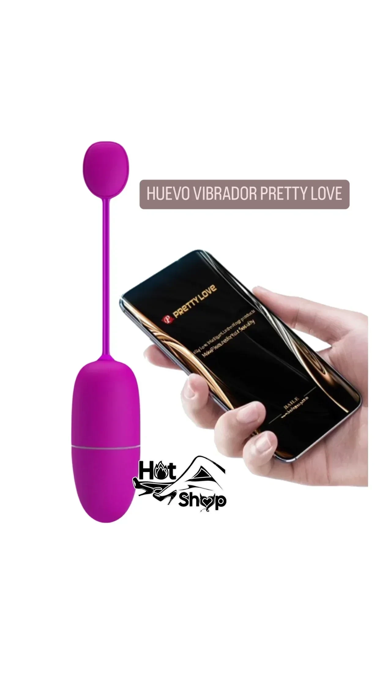 Huevo Vibrador Pretty Love Larga Distancia 