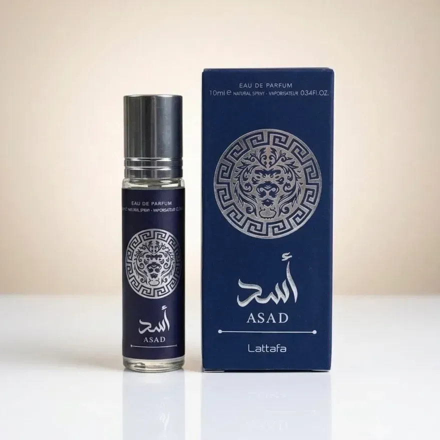 1.1 - Asad Zanzibar Lattafa Perfume de bolsillo 10ml - Hombre
