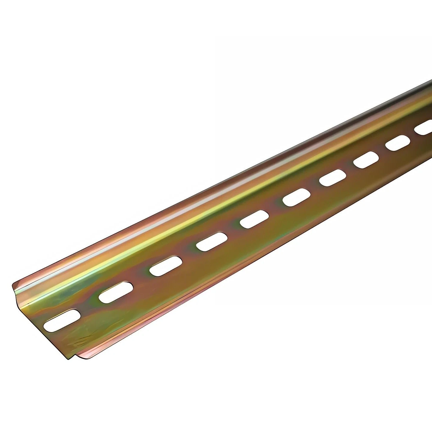 RIEL DIN METALICA PERFORADA 1M