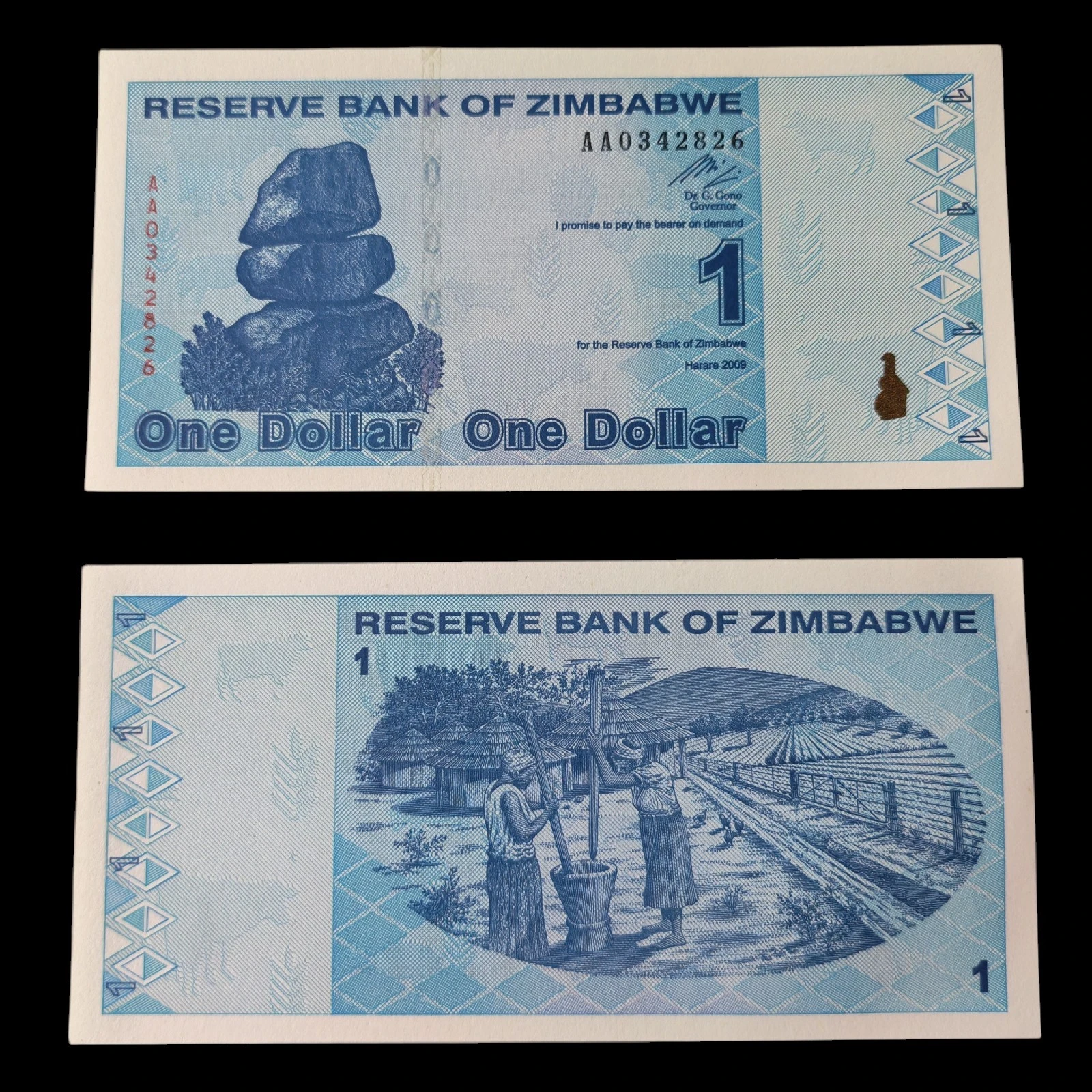 ° Zimbawe 1 dólar UNC