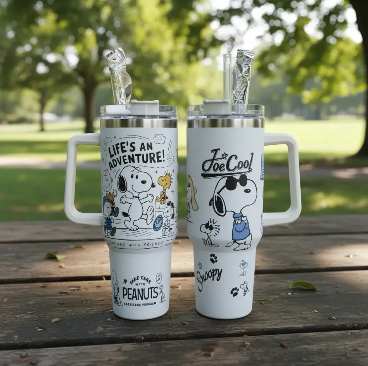 Termo snoopy 1200 ml acero inoxidable 3