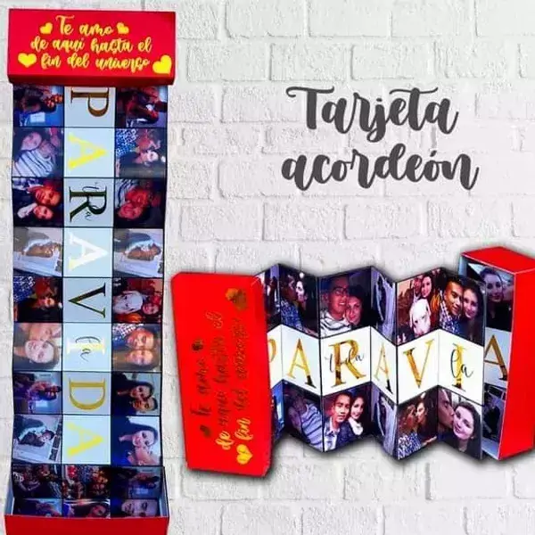 Tarjeta acordeón