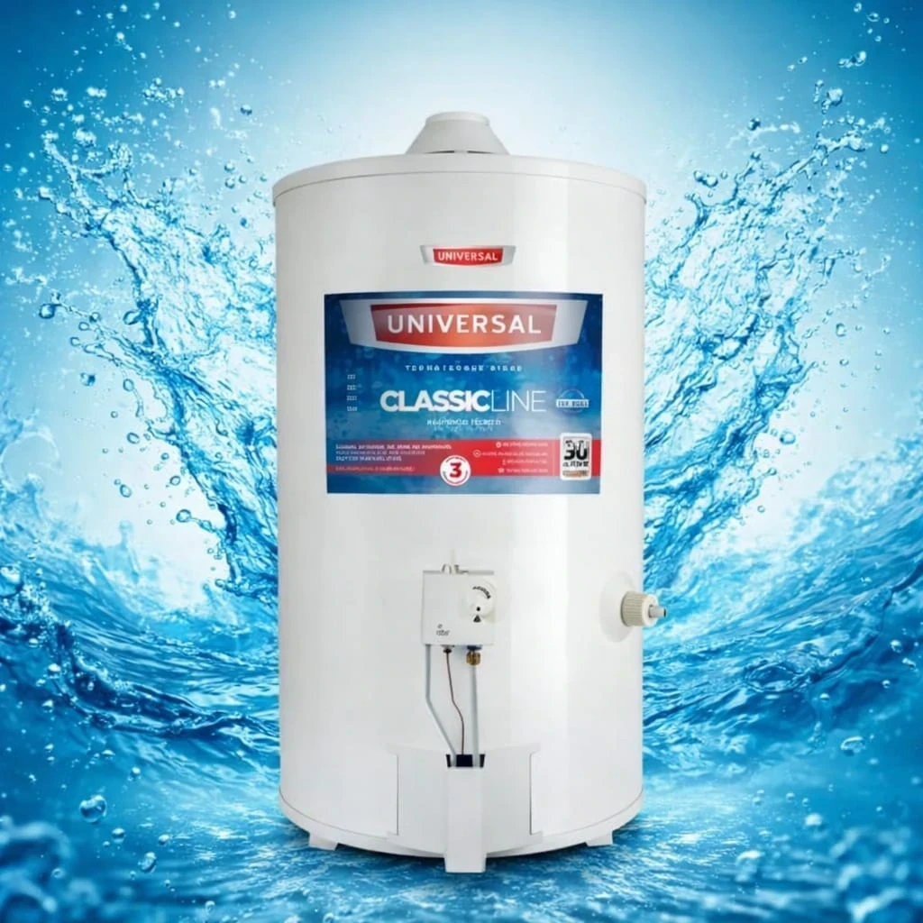 TERMOTANQUE A GAS UNIVERSAL 55LTS CARGA SUPERIOR 