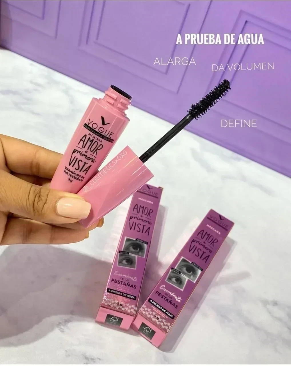 vogue pestañina amor a primera vista