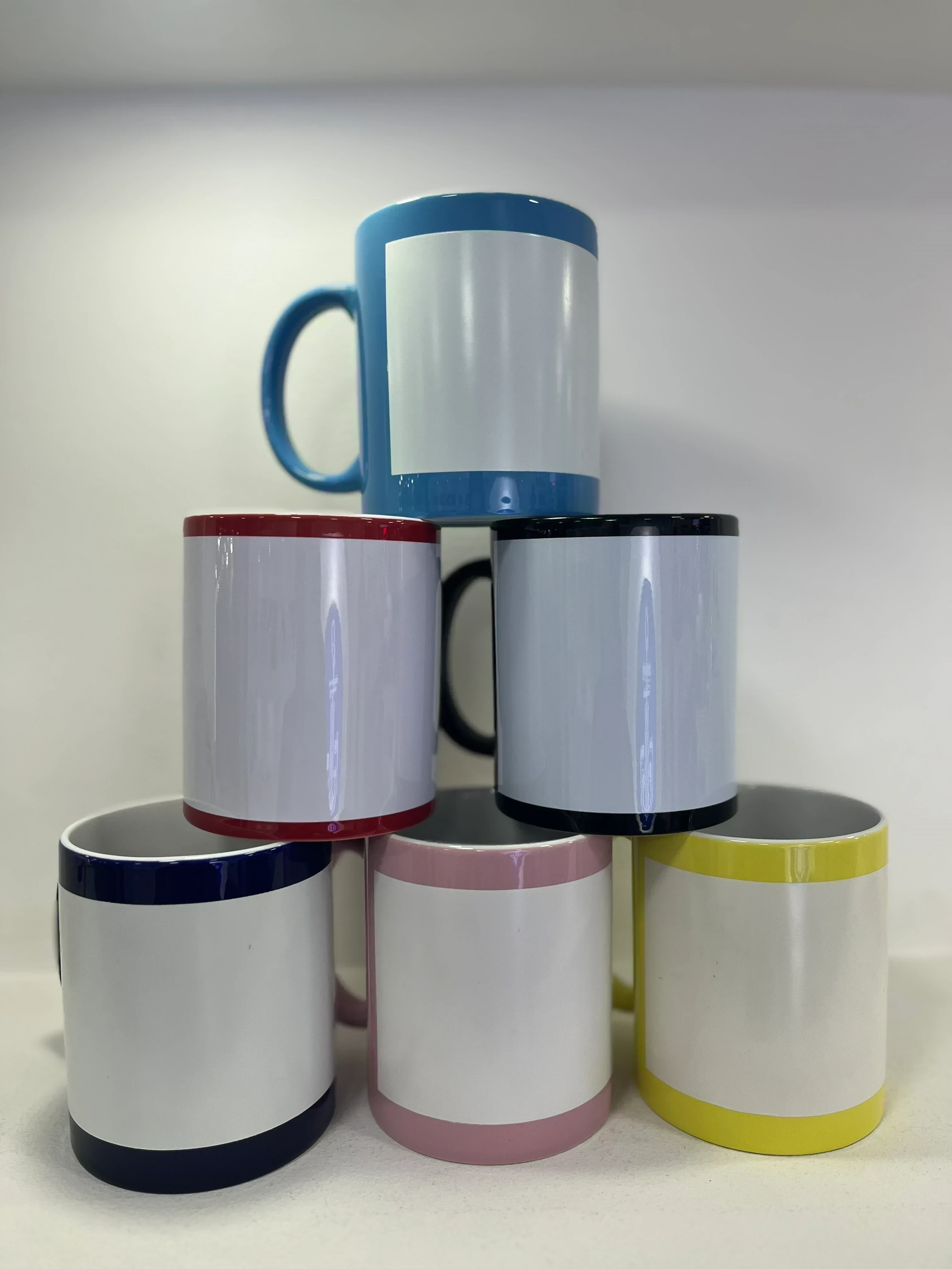 Mug Color Recuadro Blanco