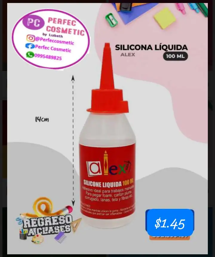 Silicona líquida ALEX