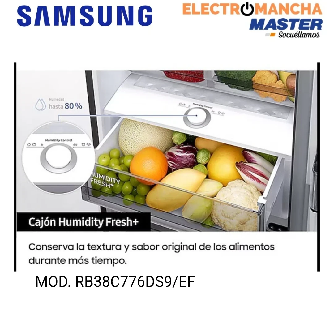FRIGO COMBI SAMSUNG RB38C776DS9/EF INOX 2,03*60 CLASE D  6