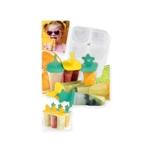 SET DE 6 MOLDES PARA HELADOS DE PLASTICO